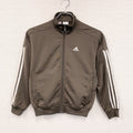 adidas　アディダス　トラックジャケット/ジャージ　茶　ブラウン　Sサイズ