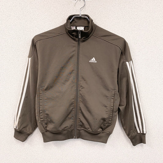 adidas　アディダス　トラックジャケット/ジャージ　茶　ブラウン　Sサイズ