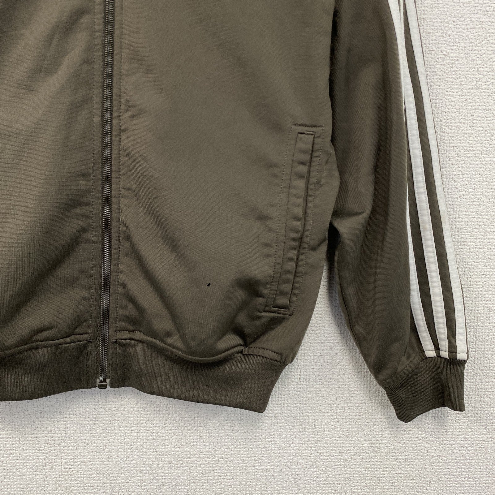 adidas　アディダス　トラックジャケット/ジャージ　茶　ブラウン　Sサイズ