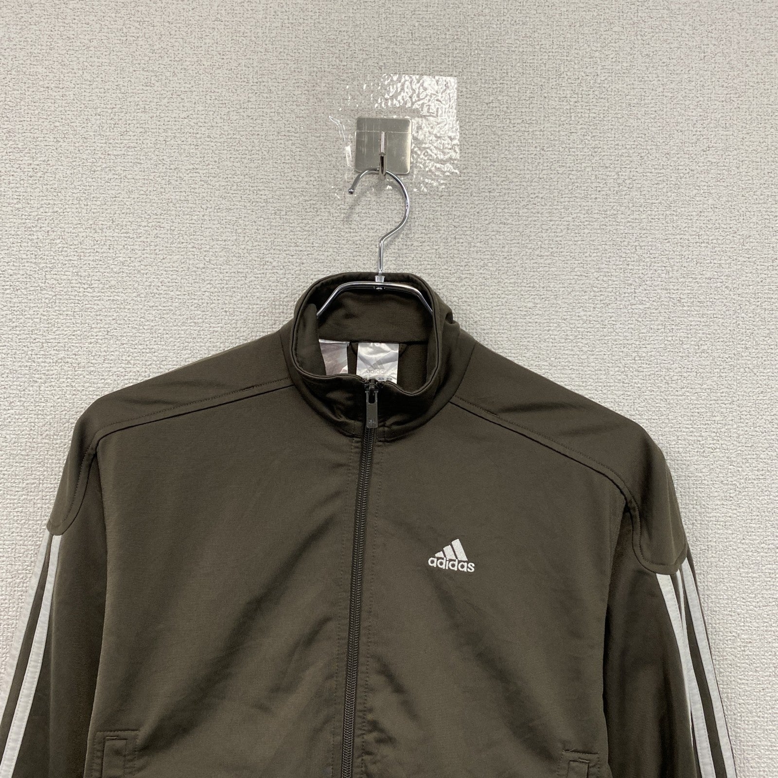 adidas　アディダス　トラックジャケット/ジャージ　茶　ブラウン　Sサイズ