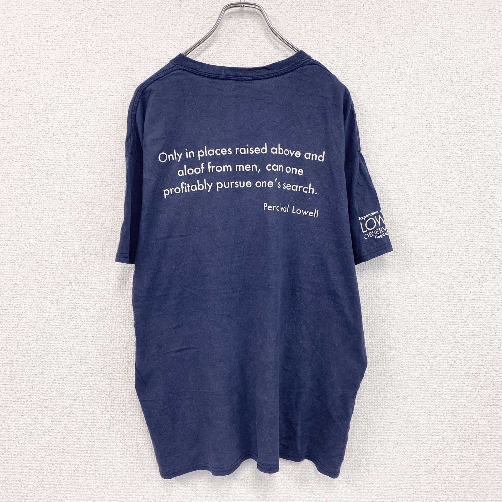 GILDAN　ギルダン　ディスカバリーチャンネル　半袖プリントTシャツ　紺　ネイビー　Lサイズ