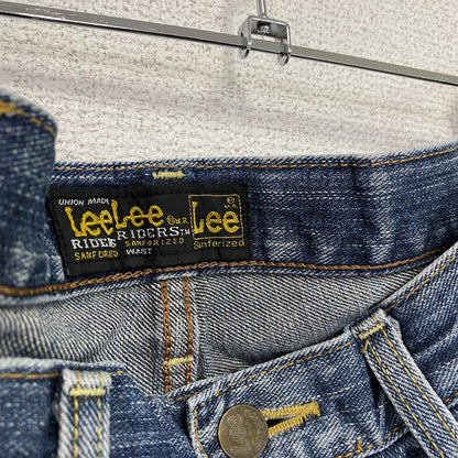 Lee　リー　RIDERS　デニムパンツ/ジーンズ　鬼ヒゲ　ジップフライ　縦落ち　インディゴ　W31サイズ