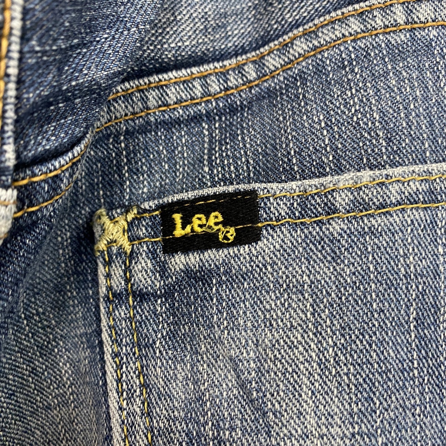 Lee　リー　RIDERS　デニムパンツ/ジーンズ　鬼ヒゲ　ジップフライ　縦落ち　インディゴ　W31サイズ