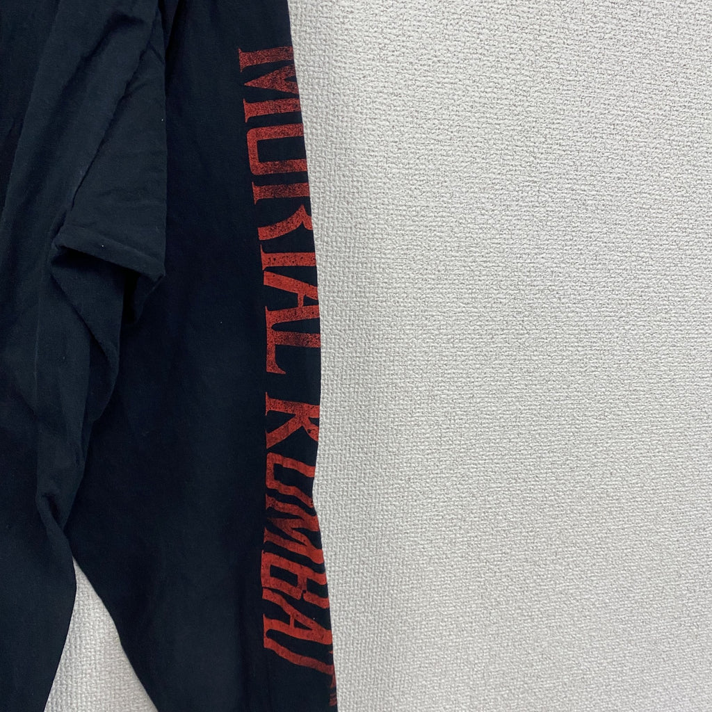 MORTAL KOMBAI　長袖Tシャツ/ロンT　黒　ブラック　2XLサイズ