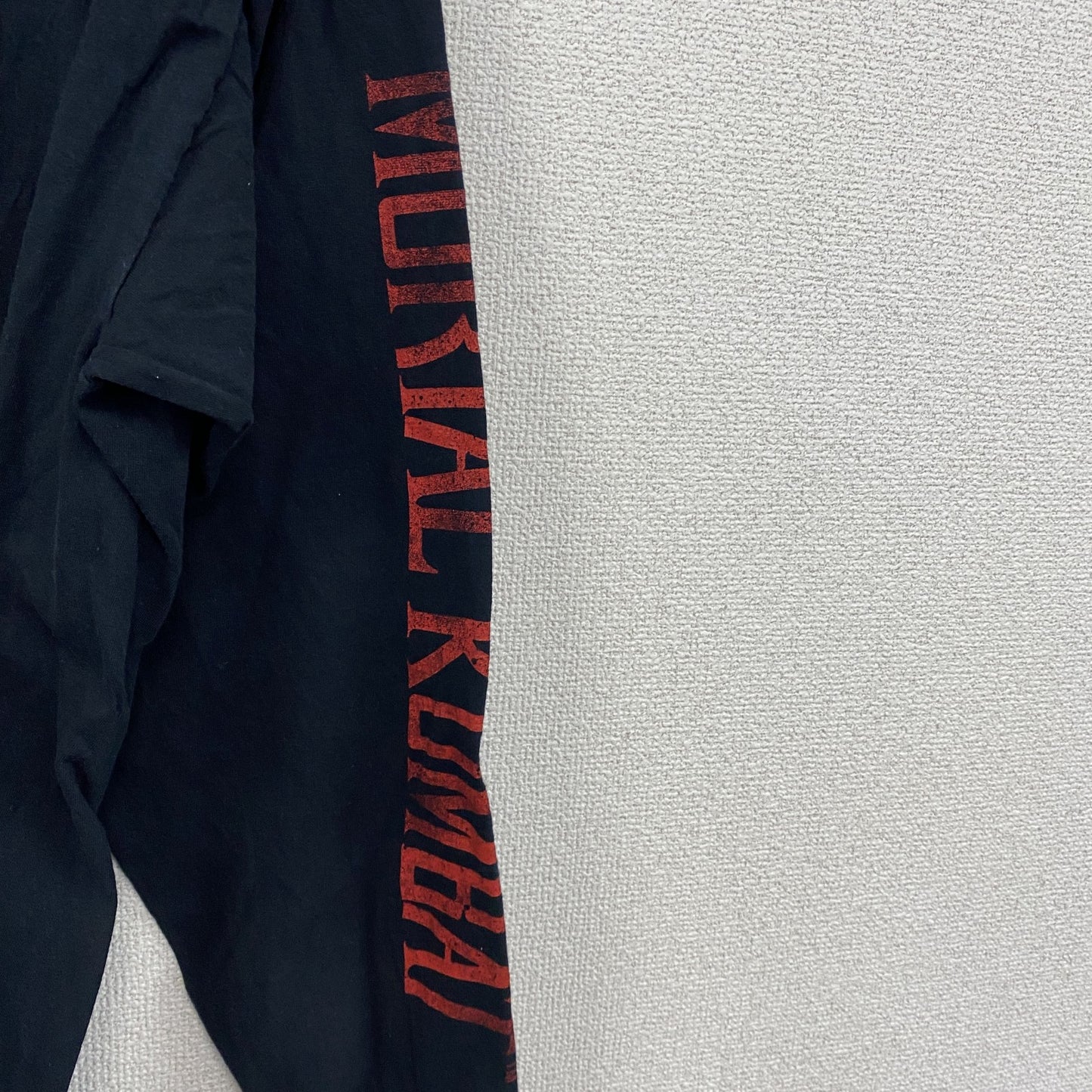 MORTAL KOMBAI　長袖Tシャツ/ロンT　黒　ブラック　2XLサイズ