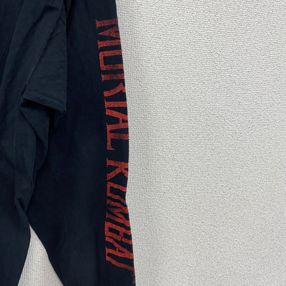 MORTAL KOMBAI　長袖Tシャツ/ロンT　黒　ブラック　2XLサイズ