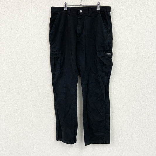 Wrangler　ラングラー　カーゴパンツ　ワークパンツ　ジップフライ　黒　ブラック　W36サイズ