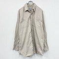 Carhartt　カーハート　長袖ワークシャツ　ラウンドシャツ　ベージュ　Lサイズ