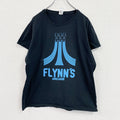 GILDAN　ギルダン　TRON　トロン　半袖プリントTシャツ　ムービーT　フリンズアーケード　黒　ブラック　XLサイズ