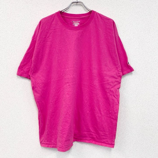 champion　チャンピオン　半袖Tシャツ　ピンク　2XLサイズ
