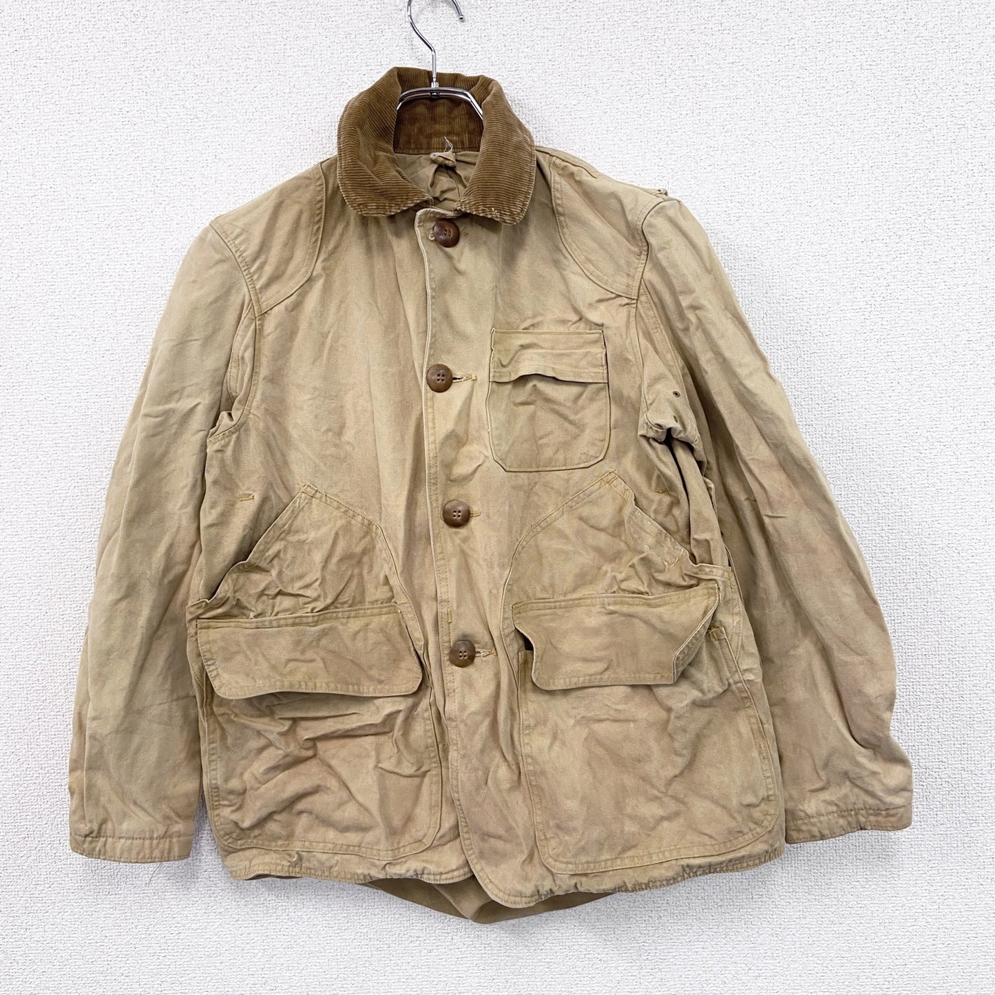 ～60s　JC Higgins　ジェーシーヒギンズ　Sears　ハンティングジャケット　コーデュロイカラー　ベージュ