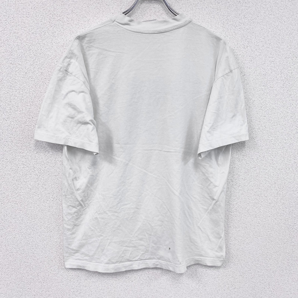 00s　Hanes　ヘインズ　半袖プリントTシャツ　ヴィンテージ　白　ホワイト　XLサイズ