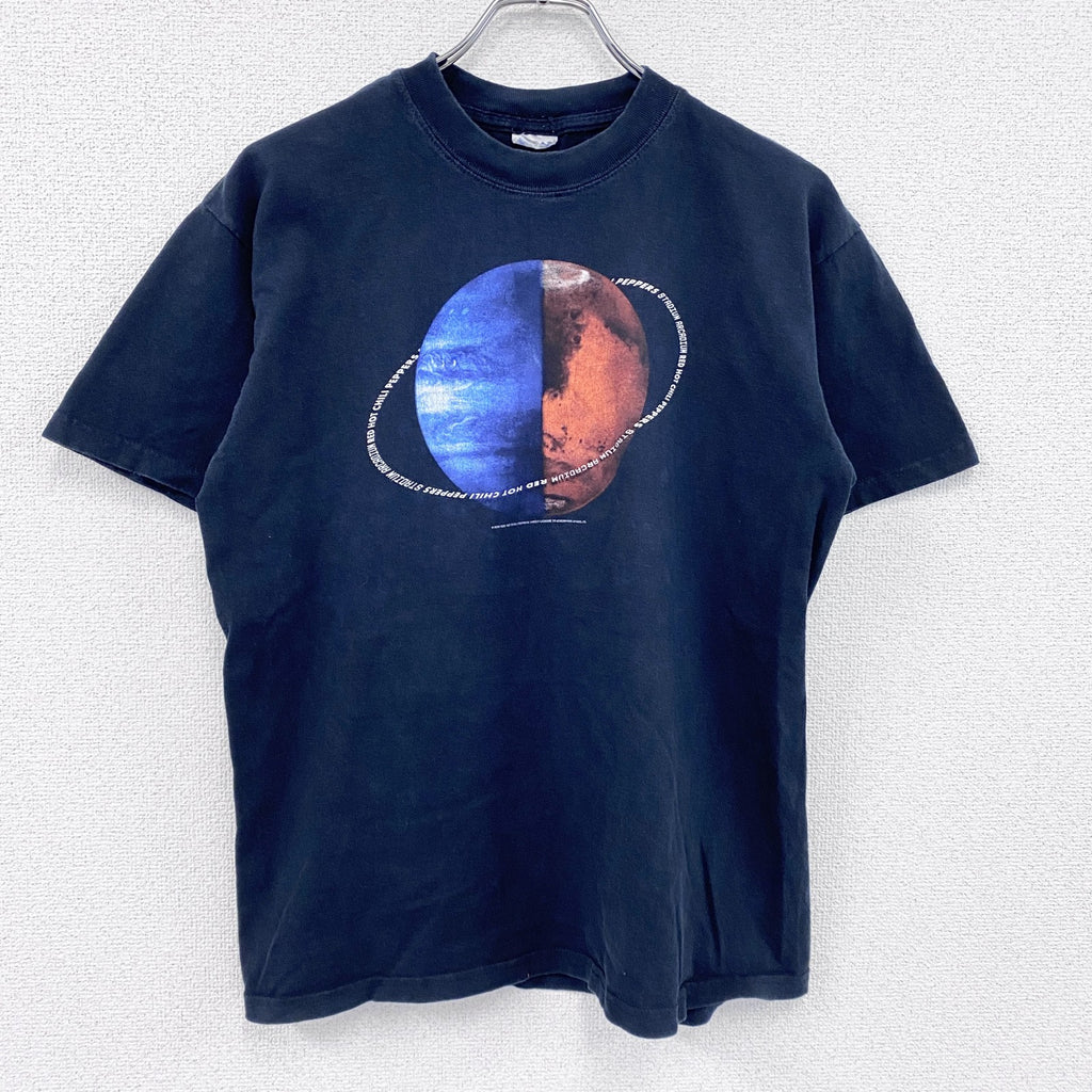 00s　GILDAN　ギルダン　RED HOT CHILI PEPPERS　半袖プリントTシャツ　黒　ブラック