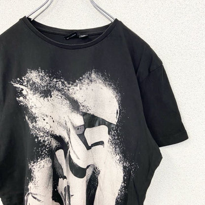 古着 used　STARS WARS　半袖デザインプリントTシャツ　ストームトルーパー　クルーネック　ブラック　黒　Lサイズ