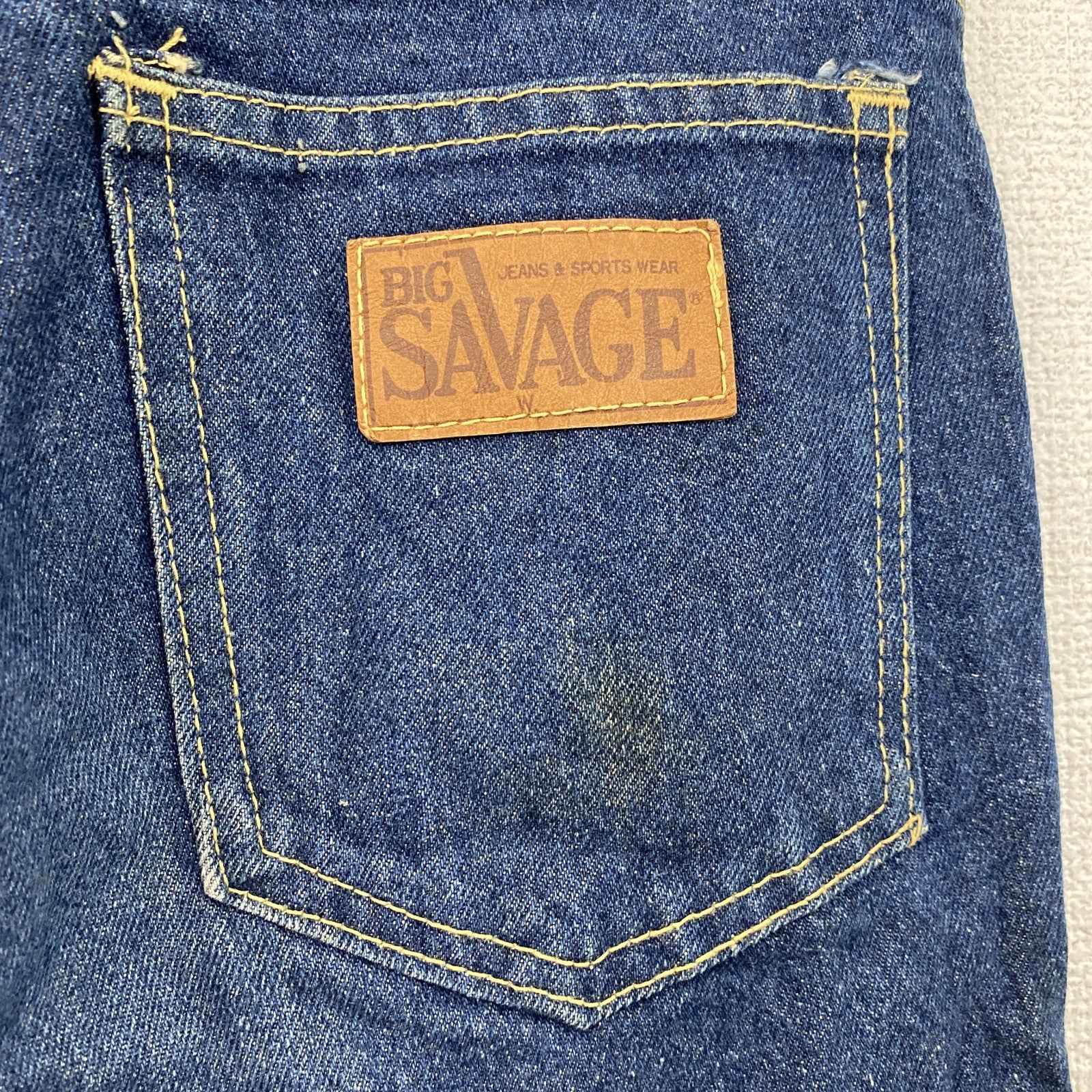 BIG SAVAGE　デニムパンツ/ジーンズ　ジップフライ　インディゴ　W34サイズ
