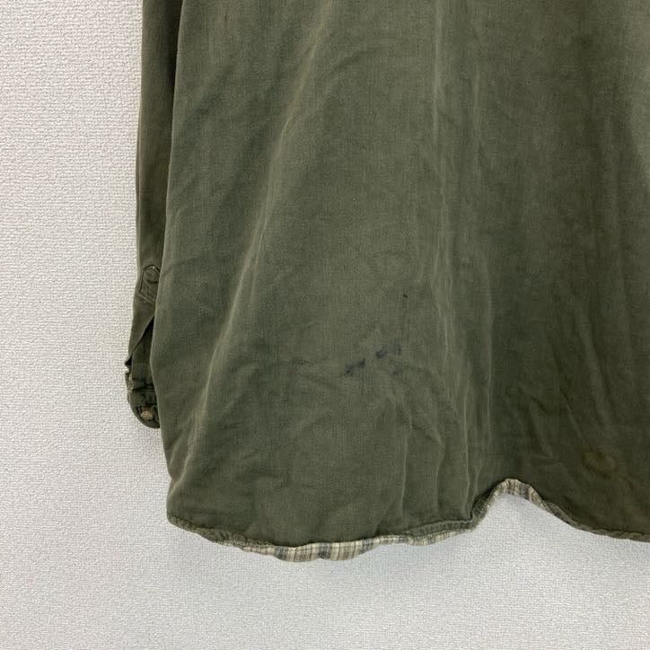 Carhartt　カーハート　長袖モールスキンシャツ　ネル生地チェック柄ライナー　フラップポケット　カーキ　