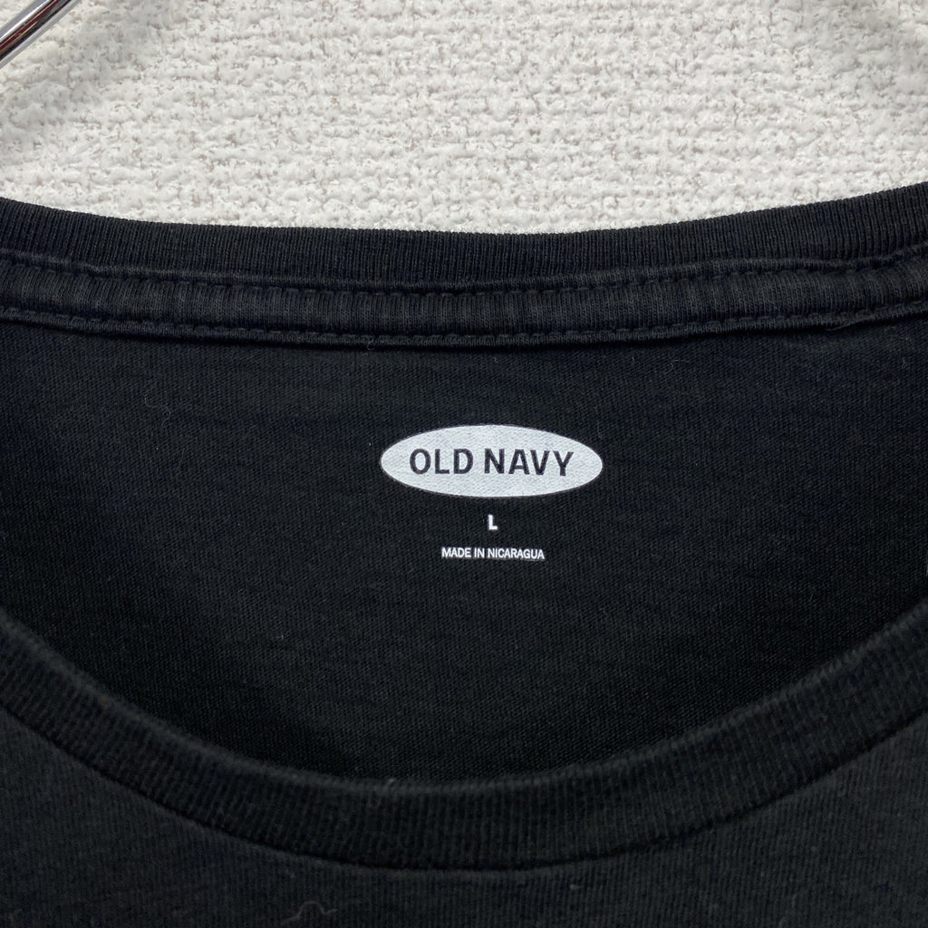 OLD NAVY　オールドネイビー　NASA　ナサ　半袖プリントTシャツ　黒　ブラック　Lサイズ