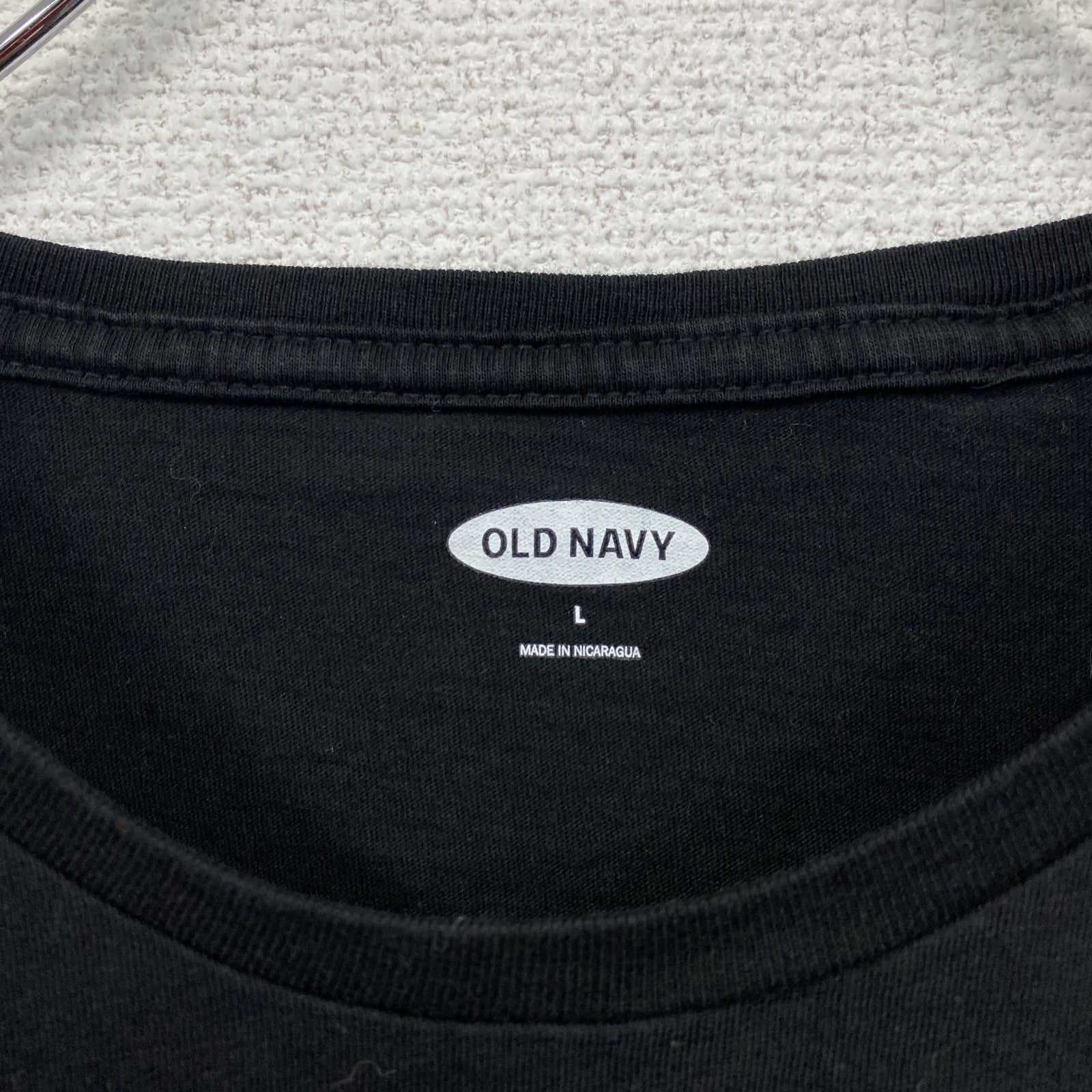 OLD NAVY　オールドネイビー　NASA　ナサ　半袖プリントTシャツ　黒　ブラック　Lサイズ