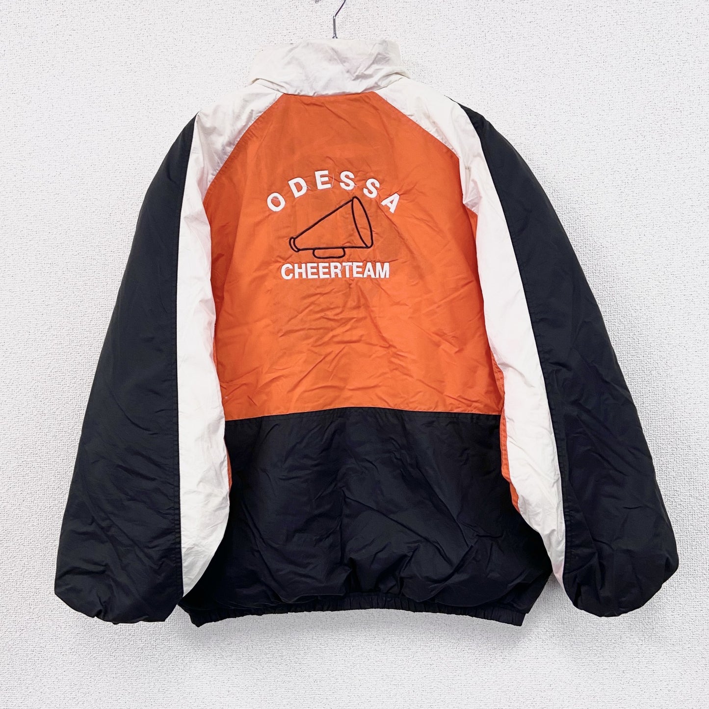90s　Holloway　ホロウェイ　フルジップナイロンジャケット　中綿入り　ヴィンテージ　トライカラー　Lサイズ