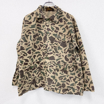 70s　CALIBER　ハンティングシャツジャケット　ヴィンテージ　カモフラージュ　迷彩柄　Lサイズ