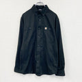 Carhartt　カーハート　長袖ワークシャツ　ボタンダウンシャツ　黒　ブラック　Mサイズ