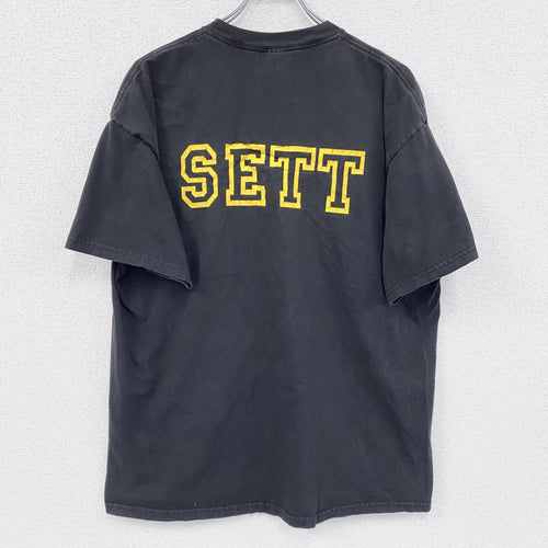 00s　Hanes　ヘインズ　半袖プリントTシャツ　ヴィンテージ　黒　ブラック　XLサイズ