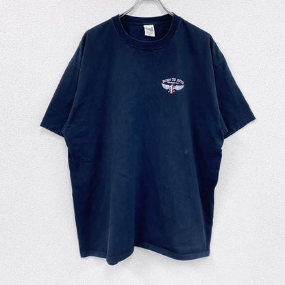 anvil　BORN TO DIVE　半袖プリントTシャツ　黒　ブラック　2Xサイズ