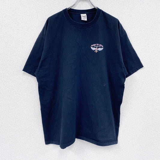 anvil　BORN TO DIVE　半袖プリントTシャツ　黒　ブラック　2Xサイズ