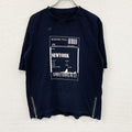 半袖プリントTシャツ　黒　ブラック