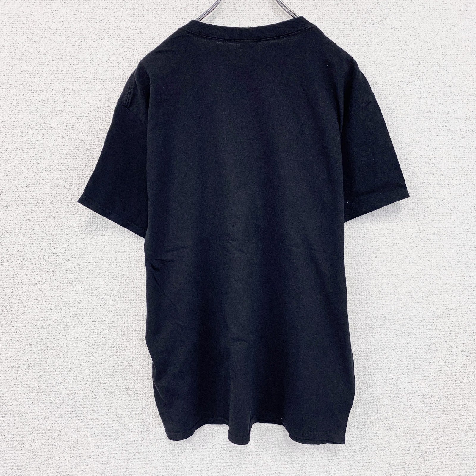 GILDAN　ギルダン　半袖アニマルプリントTシャツ　黒　ブラック　Lサイズ