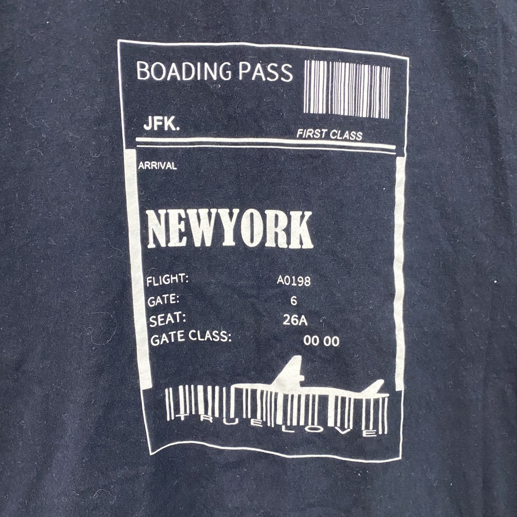 半袖プリントTシャツ　黒　ブラック