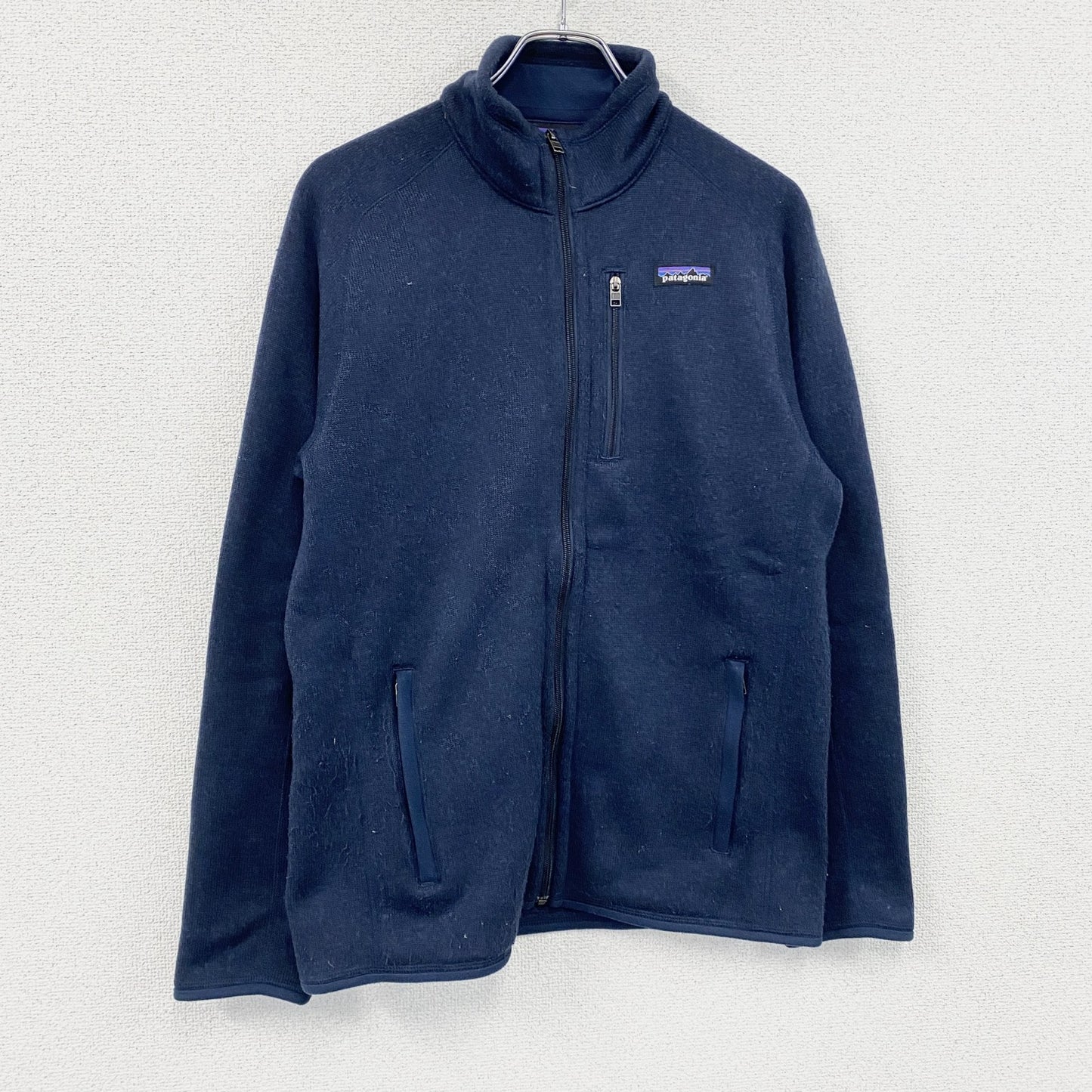 Patagonia　パタゴニア　ベターセータージャケット　3つポケット　ワンポイント　シンプル　紺　ネイビー　Mサイズ