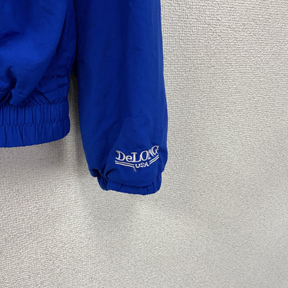 90s　DeLONG　フルジップジャケット　TALONジップ　ヴィンテージ　青　ブルー　XLサイズ
