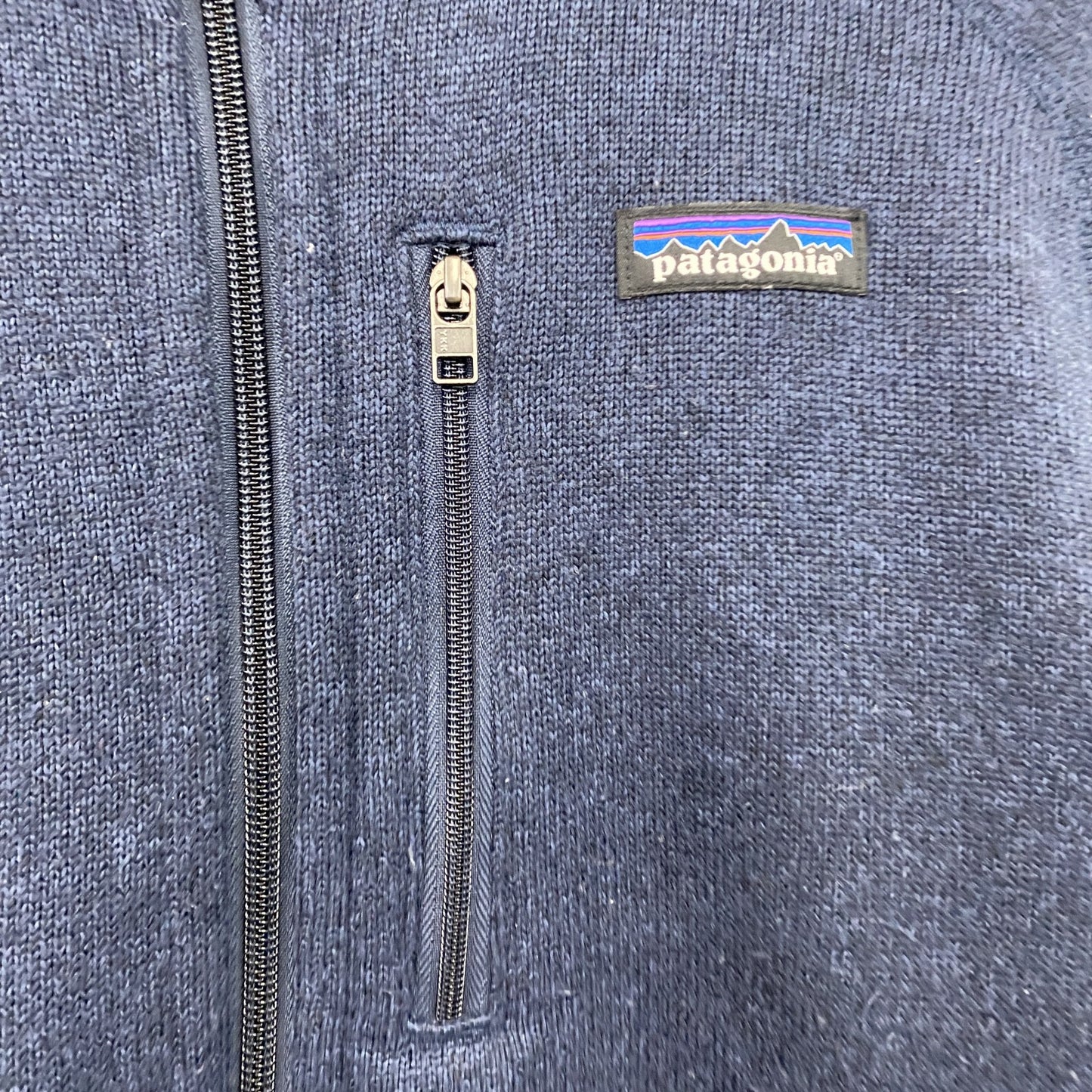 Patagonia　パタゴニア　ベターセータージャケット　3つポケット　ワンポイント　シンプル　紺　ネイビー　Mサイズ