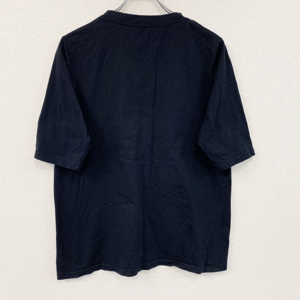 半袖プリントTシャツ　黒　ブラック