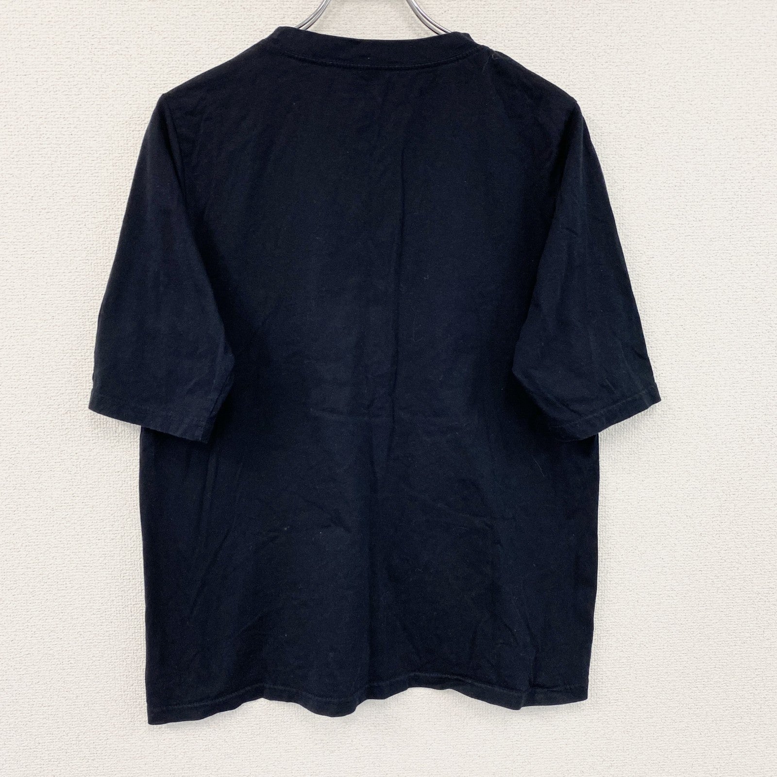 半袖プリントTシャツ　黒　ブラック