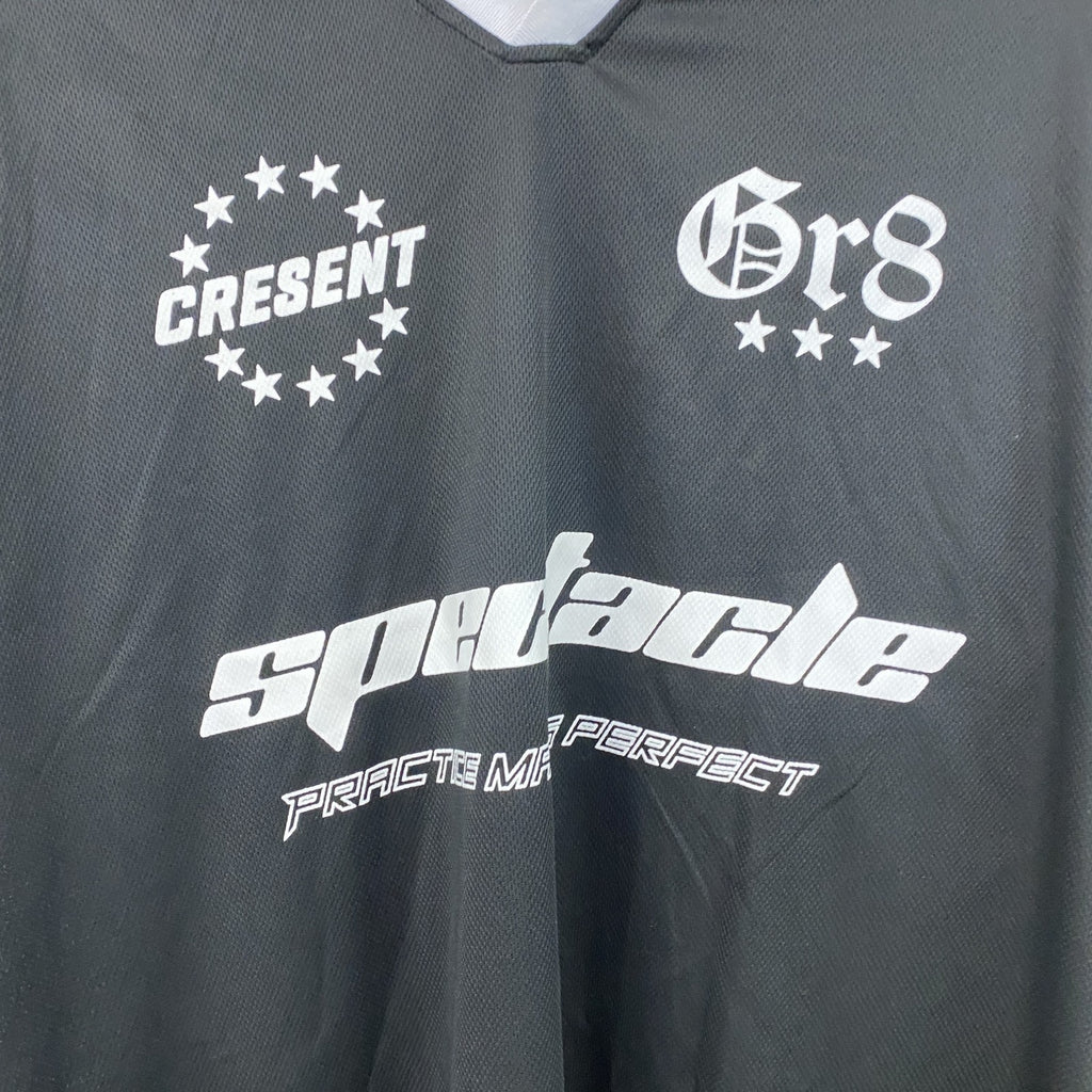 SUGGESTION　半袖Tシャツ　ゲームシャツ　ユニフォーム　黒　ブラック　Mサイズ　