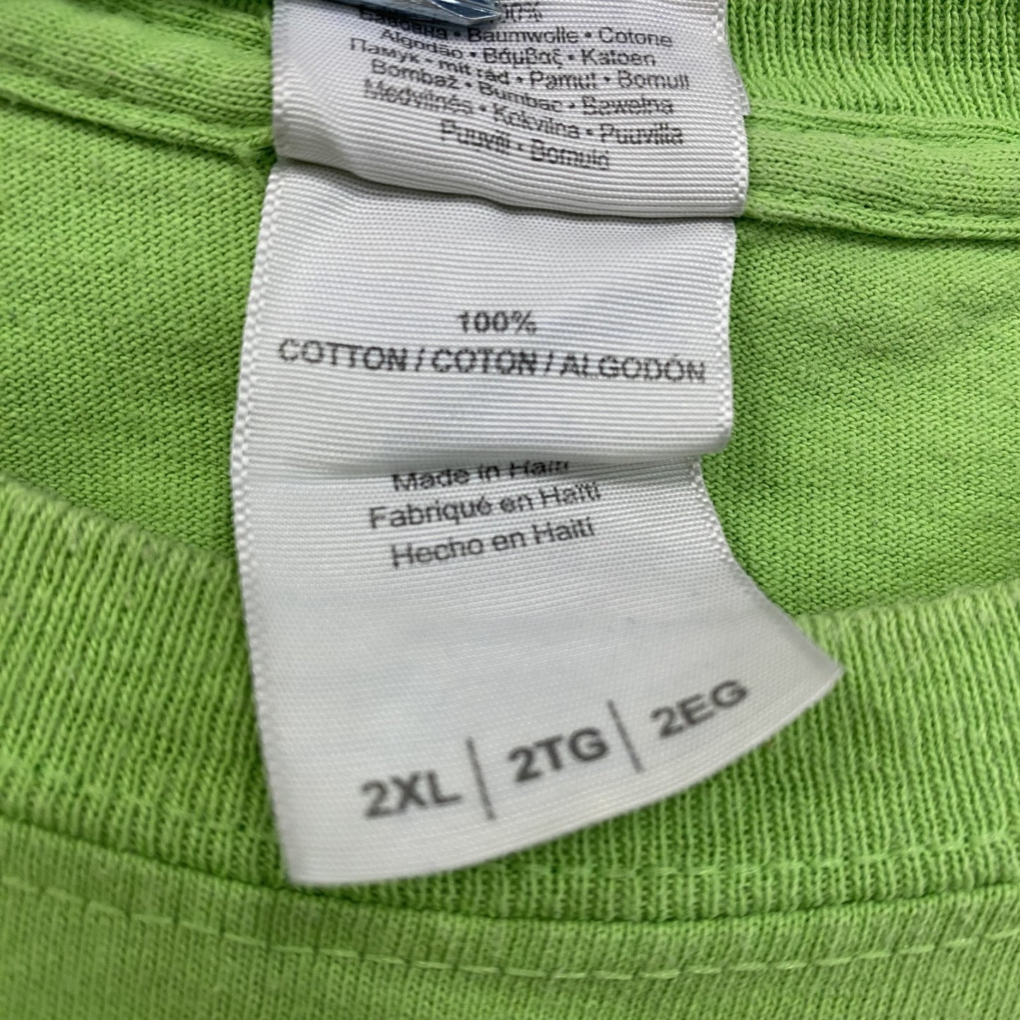GILDAN　ギルダン　バッキーズ　半袖プリントTシャツ　黄緑　ライトグリーン　2XLサイズ