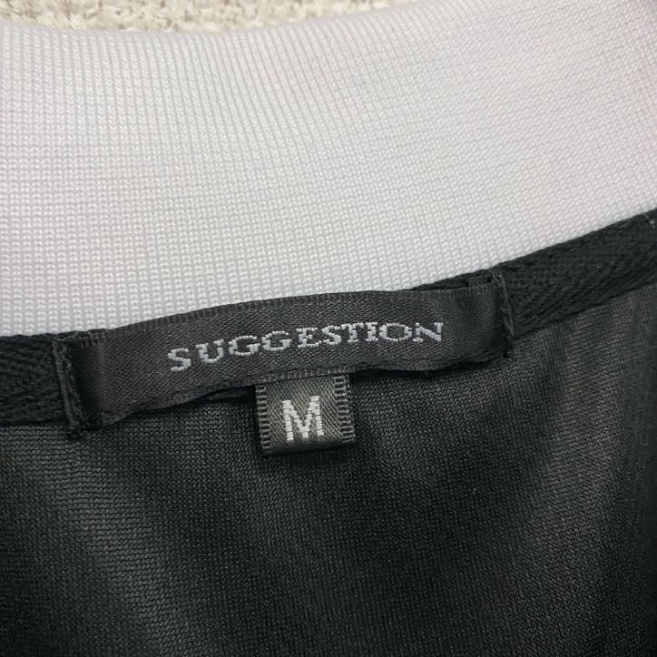 SUGGESTION　半袖Tシャツ　ゲームシャツ　ユニフォーム　黒　ブラック　Mサイズ　