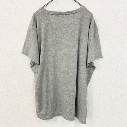 PETROL INDUSTRIES　半袖プリントTシャツ　5連プリント　アーチプリント　バイク　灰色　グレー　2XLサイズ