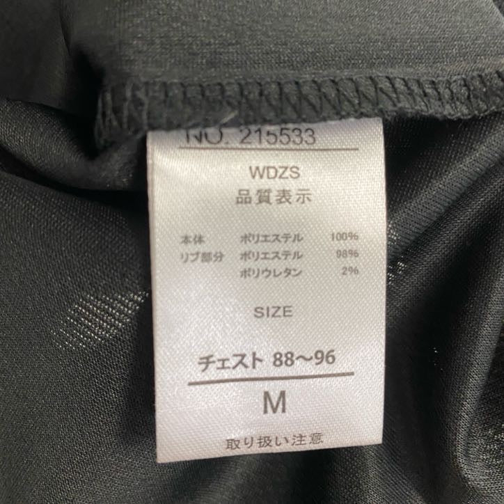 SUGGESTION　半袖Tシャツ　ゲームシャツ　ユニフォーム　黒　ブラック　Mサイズ　