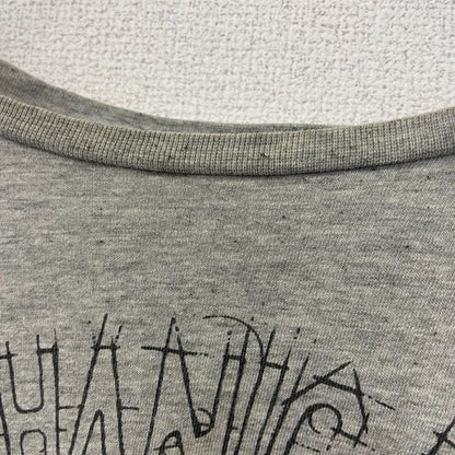 PETROL INDUSTRIES　半袖プリントTシャツ　5連プリント　アーチプリント　バイク　灰色　グレー　2XLサイズ