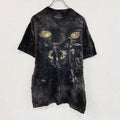 THE MOUNTAIN　ザマウンテン　半袖プリントTシャツ　アニマルT　タイダイ　黒　ブラック　Mサイズ