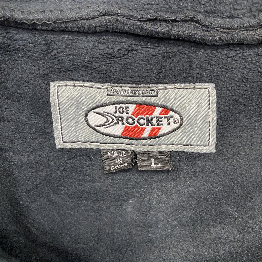 JOE ROCKET　SUZUKI　スズキ　プルオーバーフリースジャケット　ハーフジップ　黒　ブラック　Lサイズ