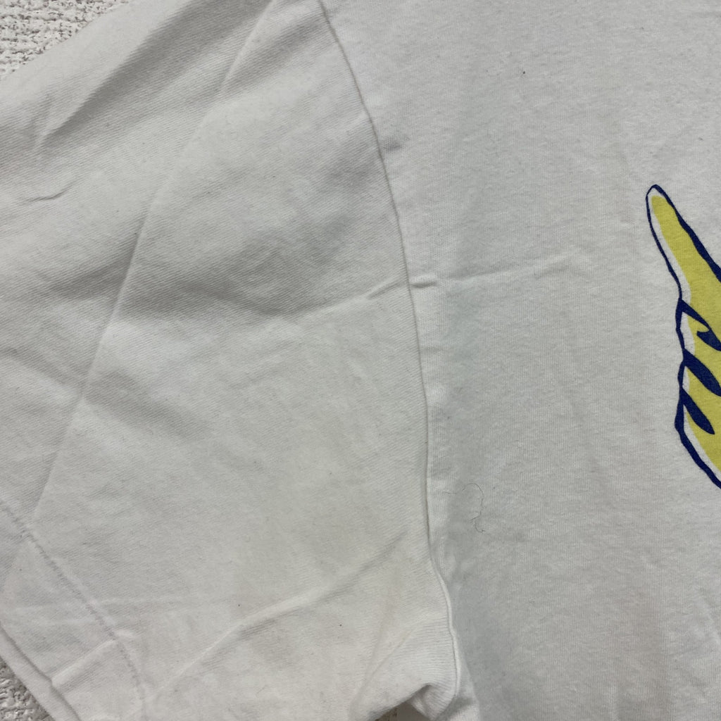 Cabane de ZUCCa　カバンドズッカ　半袖プリントTシャツ　シングルステッチ　白　ホワイト