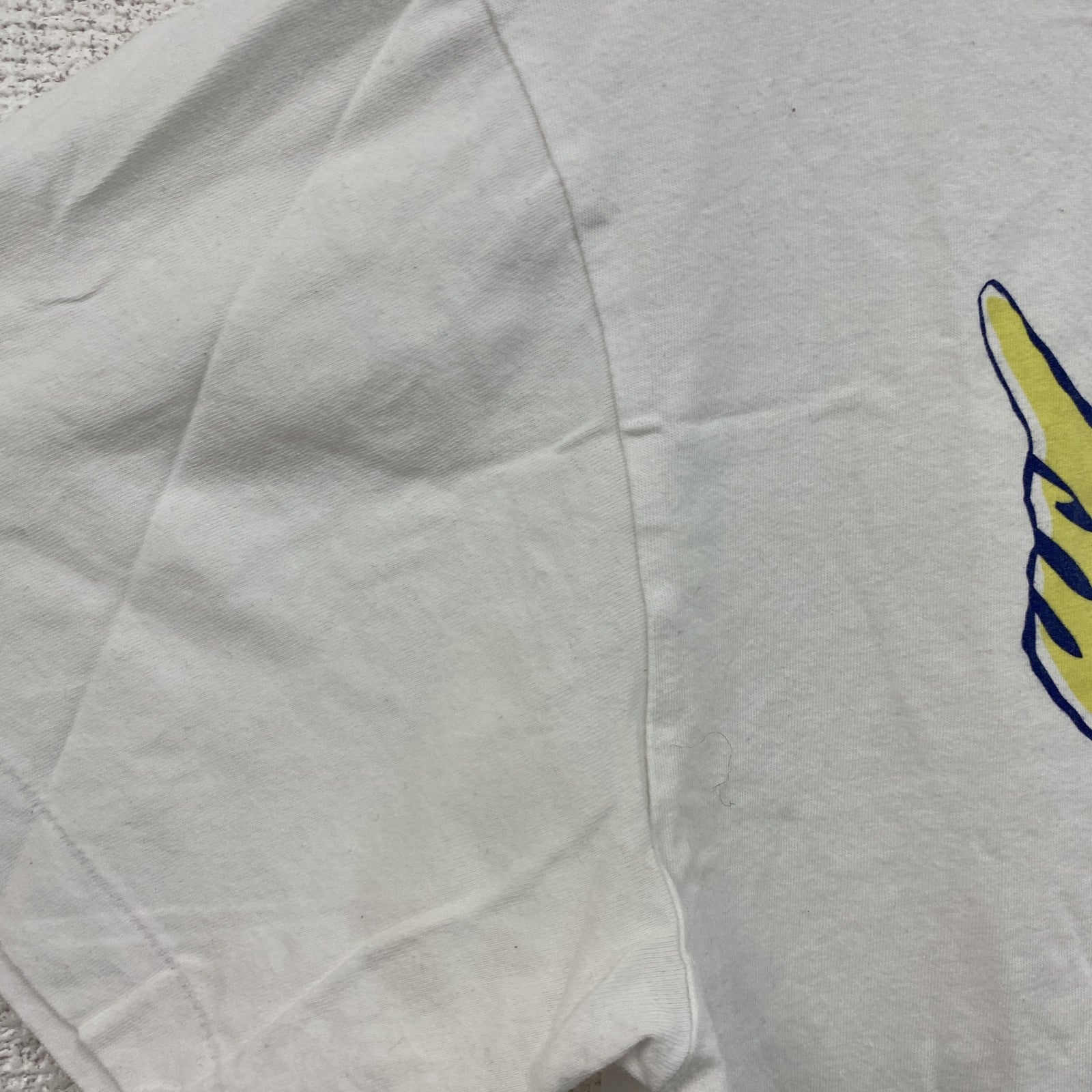 Cabane de ZUCCa　カバンドズッカ　半袖プリントTシャツ　シングルステッチ　白　ホワイト