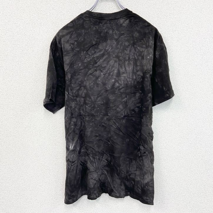 THE MOUNTAIN　ザマウンテン　半袖プリントTシャツ　アニマルT　タイダイ　黒　ブラック　Mサイズ
