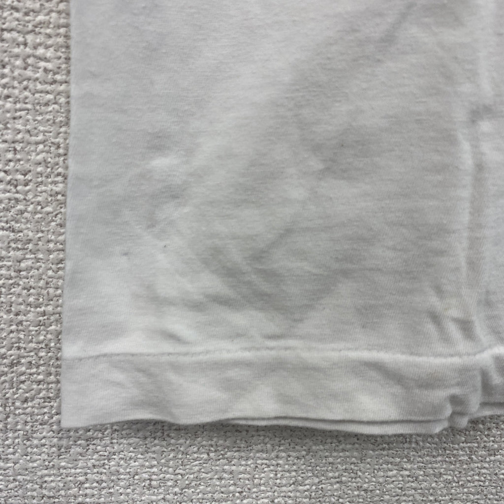 Cabane de ZUCCa　カバンドズッカ　半袖プリントTシャツ　シングルステッチ　白　ホワイト