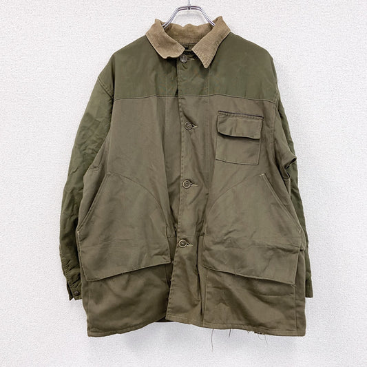70s　Duxbak　ダックスバック　ハンティングジャケット　コーデュロイカラー　ヴィンテージ　カーキ　14サイズ