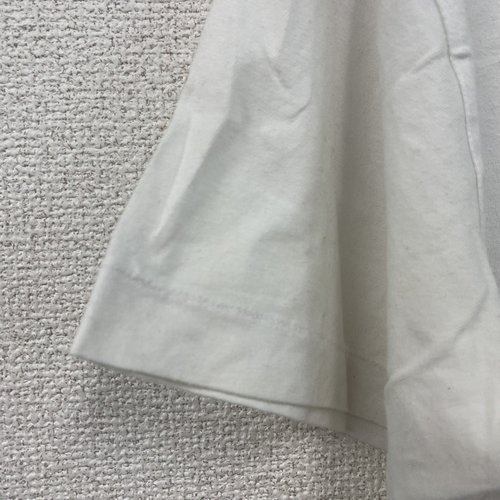 Cabane de ZUCCa　カバンドズッカ　半袖プリントTシャツ　シングルステッチ　白　ホワイト